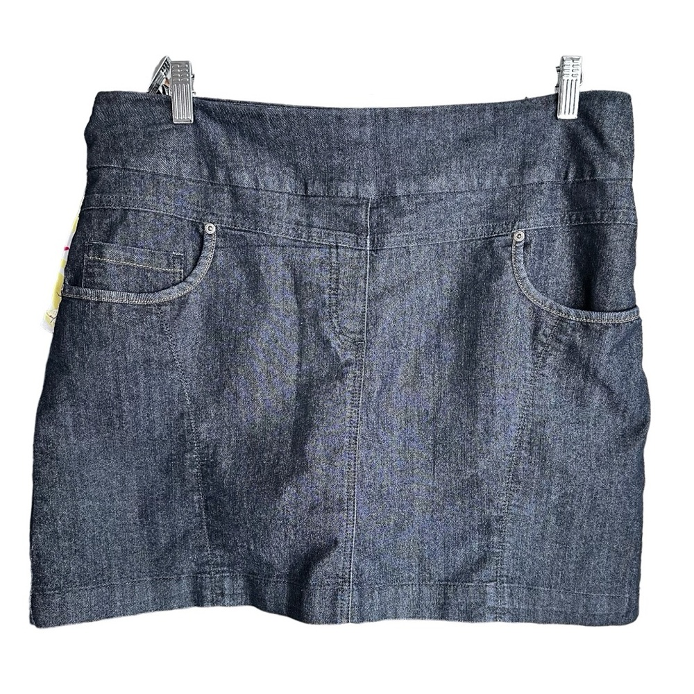 CONTRAST Blue Denim Skort Size 13